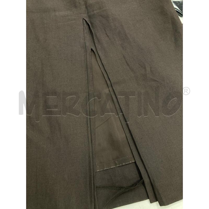 GONNA MAX MARA LINO MARRONE LUNGA | Mercatino dell'Usato Gazzada schianno 4
