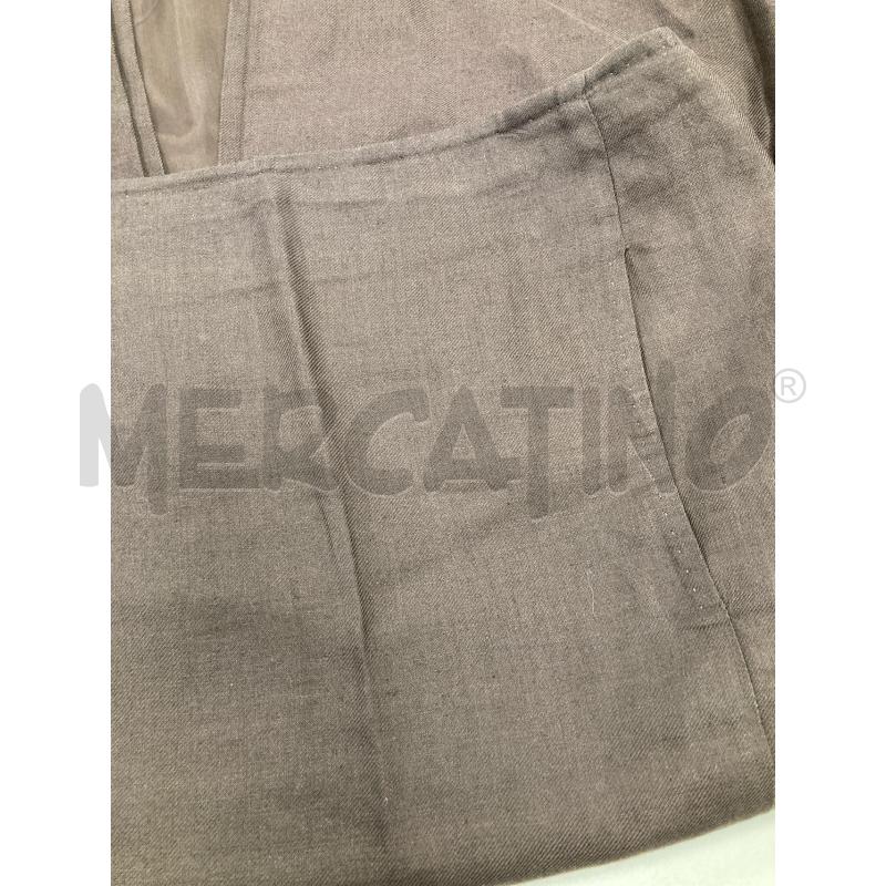 GONNA MAX MARA LINO MARRONE LUNGA | Mercatino dell'Usato Gazzada schianno 5