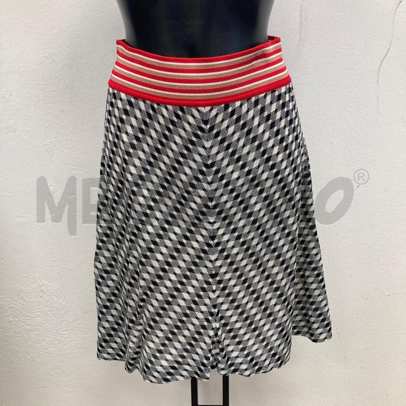 GONNA MISSONI BIANCO NERO ELASTICO ROSSO | Mercatino dell'Usato Gazzada schianno 1