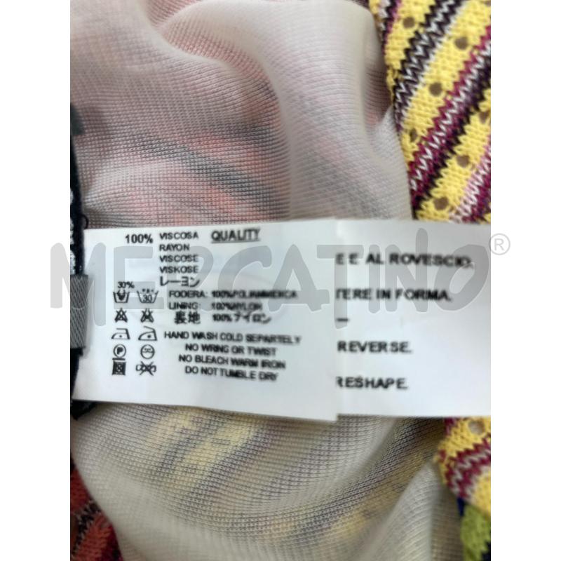 GONNA MISSONI SPORT ROSA GIALLA VERDE | Mercatino dell'Usato Gazzada schianno 4