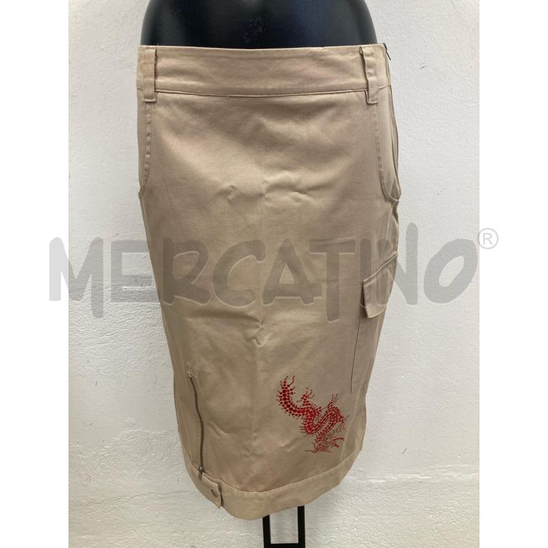 GONNA MOTIVI BEIGE BORCHIE ROSSE | Mercatino dell'Usato Gazzada schianno 1