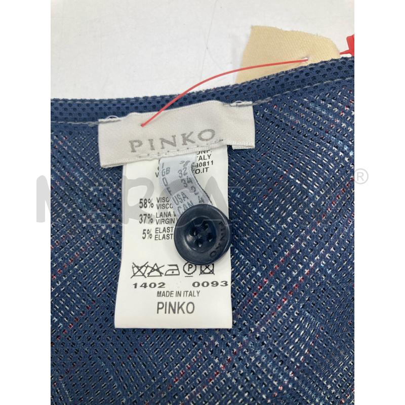 GONNA PINKO MINI TWEED CINTURONE BLU | Mercatino dell'Usato Gazzada schianno 3