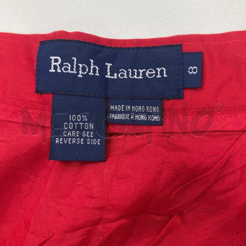 GONNA RALPH LAUREN ROSSO BOTTONI ORO | Mercatino dell'Usato Gazzada schianno 3