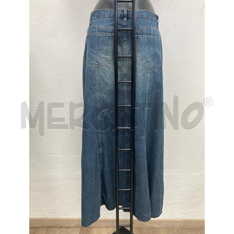 GONNA SISLEY JEANS LUNGA SBIADITA | Mercatino dell'Usato Gazzada schianno 2
