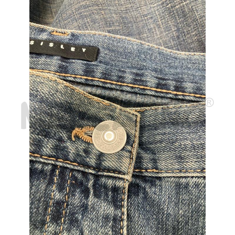 GONNA SISLEY JEANS LUNGA SBIADITA | Mercatino dell'Usato Gazzada schianno 4
