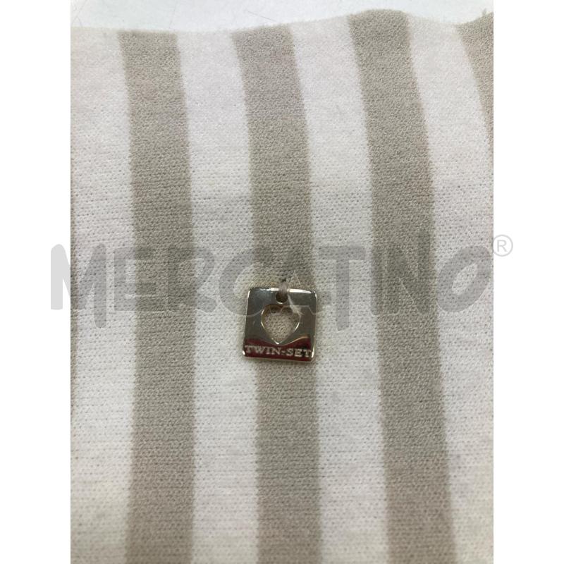GONNA TWIN SET BIANCA RIGA NERO BEIGE | Mercatino dell'Usato Gazzada schianno 3