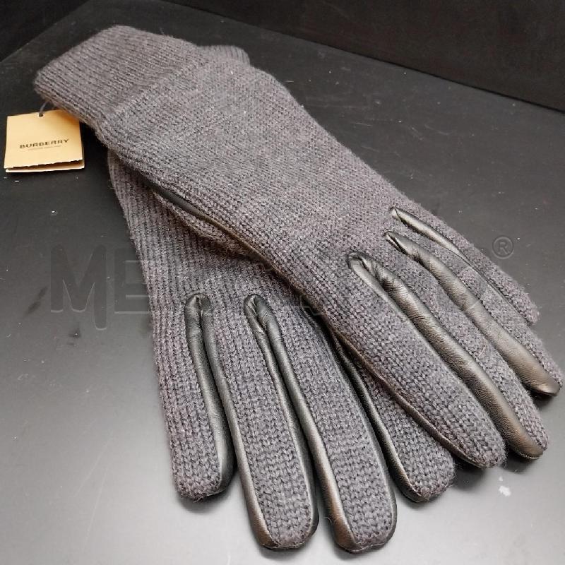 GUANTI BURBERRY PELLE + LANA | Mercatino dell'Usato Gazzada schianno 1