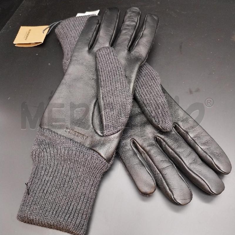 GUANTI BURBERRY PELLE + LANA | Mercatino dell'Usato Gazzada schianno 4
