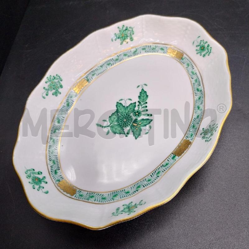 HEREND HUNGARY CIOTOLINA DECORO VERDE | Mercatino dell'Usato Gazzada schianno 1