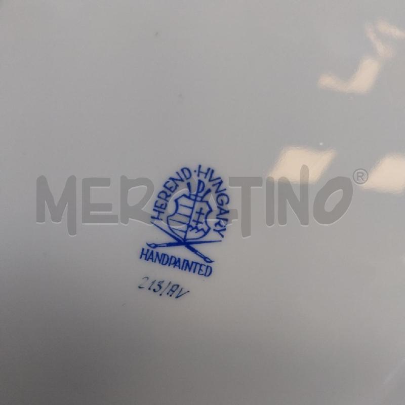 HEREND HUNGARY CIOTOLINA DECORO VERDE | Mercatino dell'Usato Gazzada schianno 2