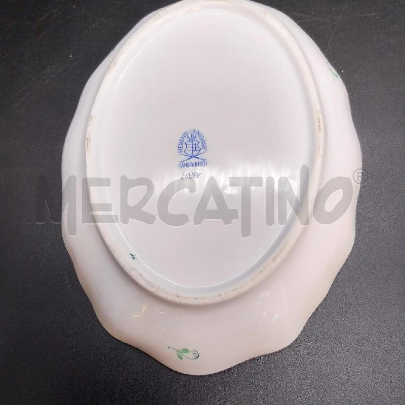 HEREND HUNGARY CIOTOLINA DECORO VERDE | Mercatino dell'Usato Gazzada schianno 3