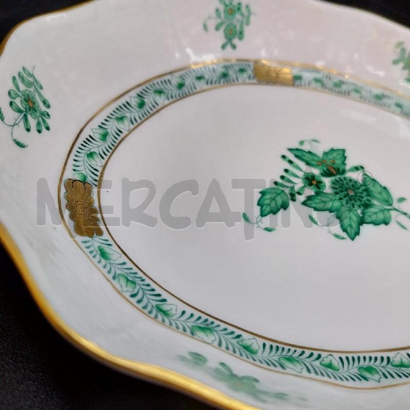 HEREND HUNGARY CIOTOLINA DECORO VERDE | Mercatino dell'Usato Gazzada schianno 4