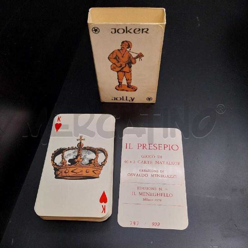 IL PRESEPIO GIOCO CARTE 40+2 NATALIZIE OSVALDO MENEGAZZI | Mercatino dell'Usato Gazzada schianno 2