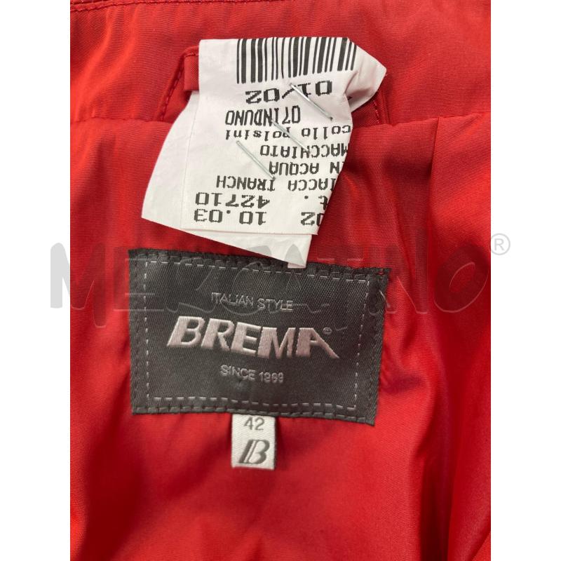 IMPERMEABILE DONNA BREMA ROSSO | Mercatino dell'Usato Gazzada schianno 3