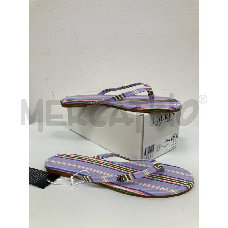 INFRADITO DONNA RALPH LAUREN LILLA RIGHE VERDI CARTELLINO | Mercatino dell'Usato Gazzada schianno 1