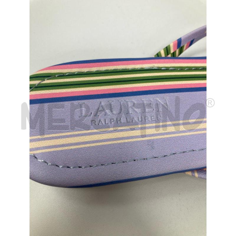 INFRADITO DONNA RALPH LAUREN LILLA RIGHE VERDI CARTELLINO | Mercatino dell'Usato Gazzada schianno 5