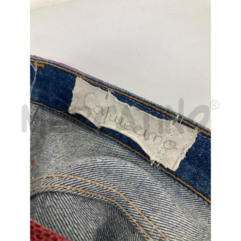 JEANS DONNA CAPUCCINO INSERTI PITONE  | Mercatino dell'Usato Gazzada schianno 4