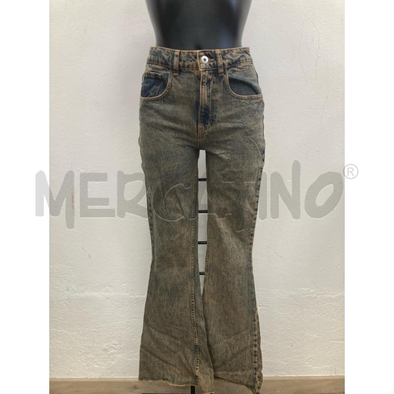 JEANS DONNA COLLUCION MELANGE RUGGINE ZAMPA | Mercatino dell'Usato Gazzada schianno 1