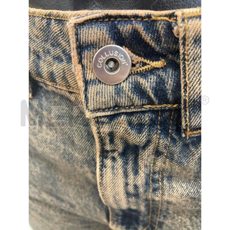 JEANS DONNA COLLUCION MELANGE RUGGINE ZAMPA | Mercatino dell'Usato Gazzada schianno 3