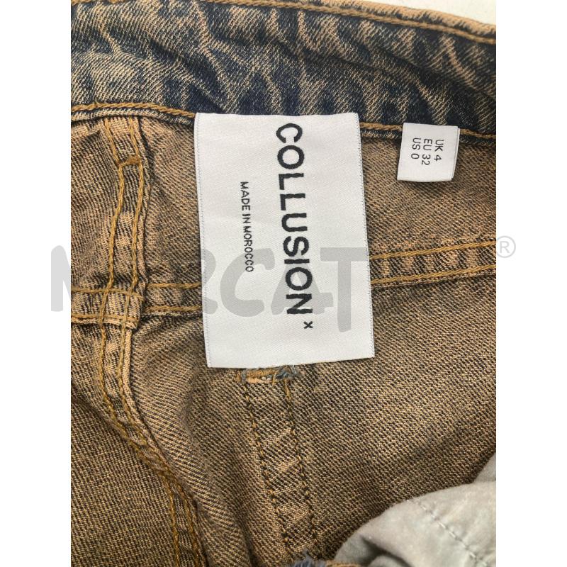 JEANS DONNA COLLUCION MELANGE RUGGINE ZAMPA | Mercatino dell'Usato Gazzada schianno 4