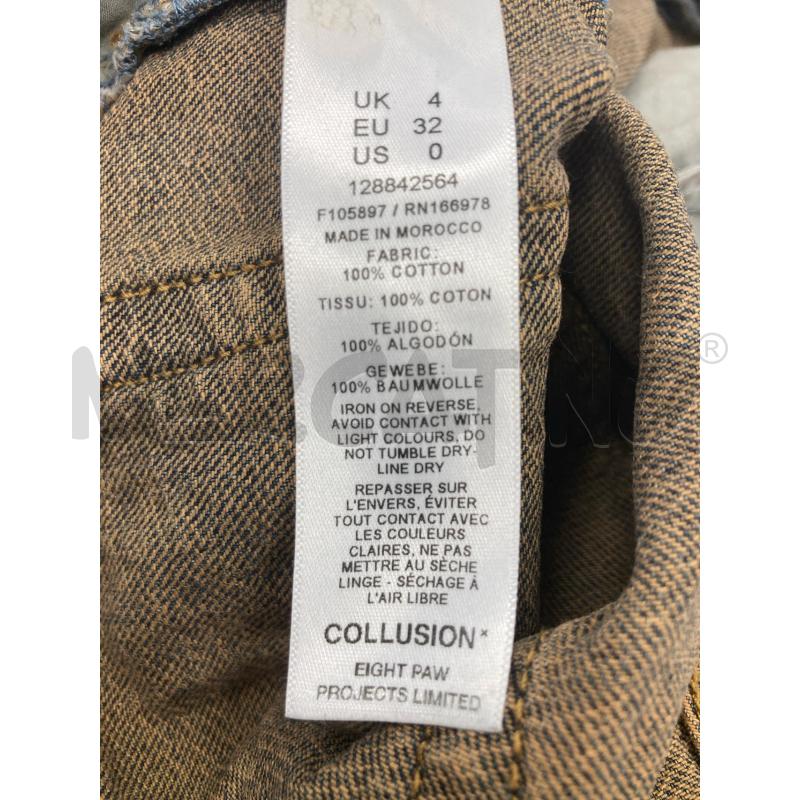 JEANS DONNA COLLUCION MELANGE RUGGINE ZAMPA | Mercatino dell'Usato Gazzada schianno 5