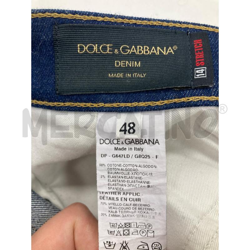 JEANS DONNA D&G BLU SCURO | Mercatino dell'Usato Gazzada schianno 4