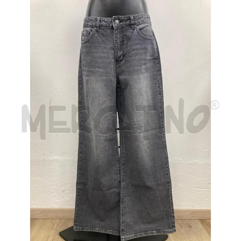 JEANS DONNA FARFALLINA NERO PALAZZO CARTELLINO | Mercatino dell'Usato Gazzada schianno 1