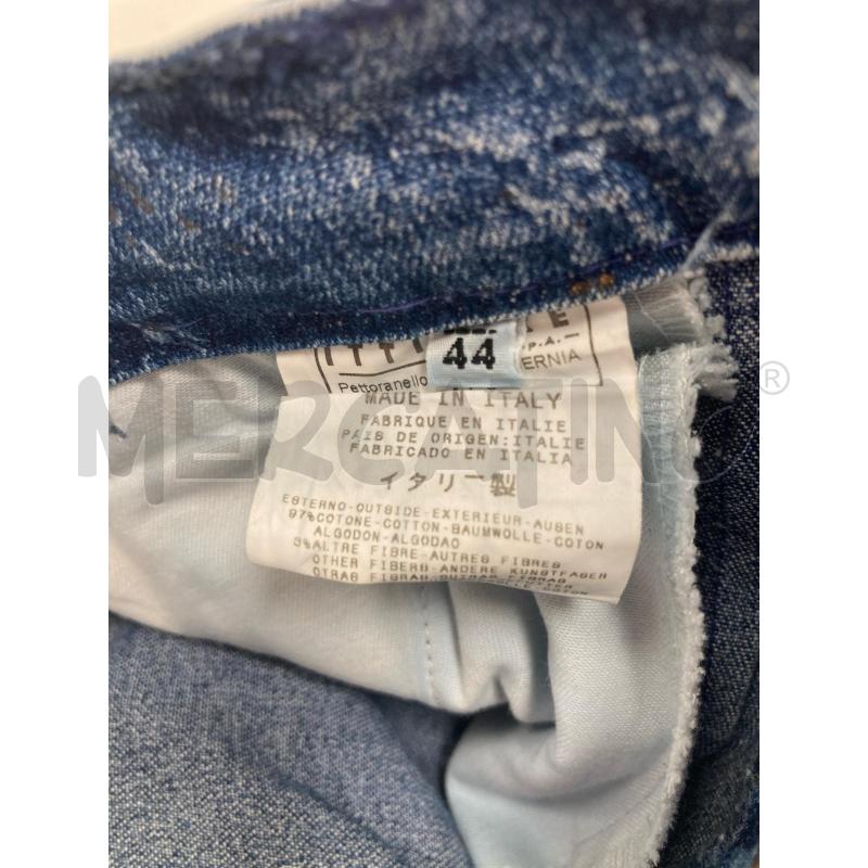 JEANS DONNA FERRE DISEGNI BIANCHI ALCUNI BRILLANTINI MANCANTI | Mercatino dell'Usato Gazzada schianno 4