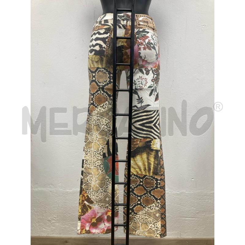 JEANS DONNA JUST CAVALLI ZEBRATO CONCHIGLIE | Mercatino dell'Usato Gazzada schianno 2