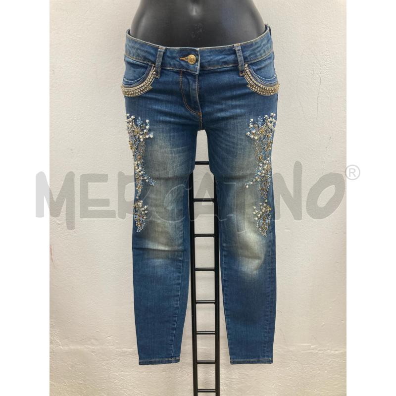 JEANS DONNA KOAN PERLINE E BRILLANTINI | Mercatino dell'Usato Gazzada schianno 1
