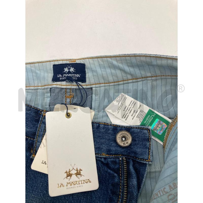 JEANS DONNA LAMARTINA CUCITURE GINOCCHIO CARTELLINO | Mercatino dell'Usato Gazzada schianno 3