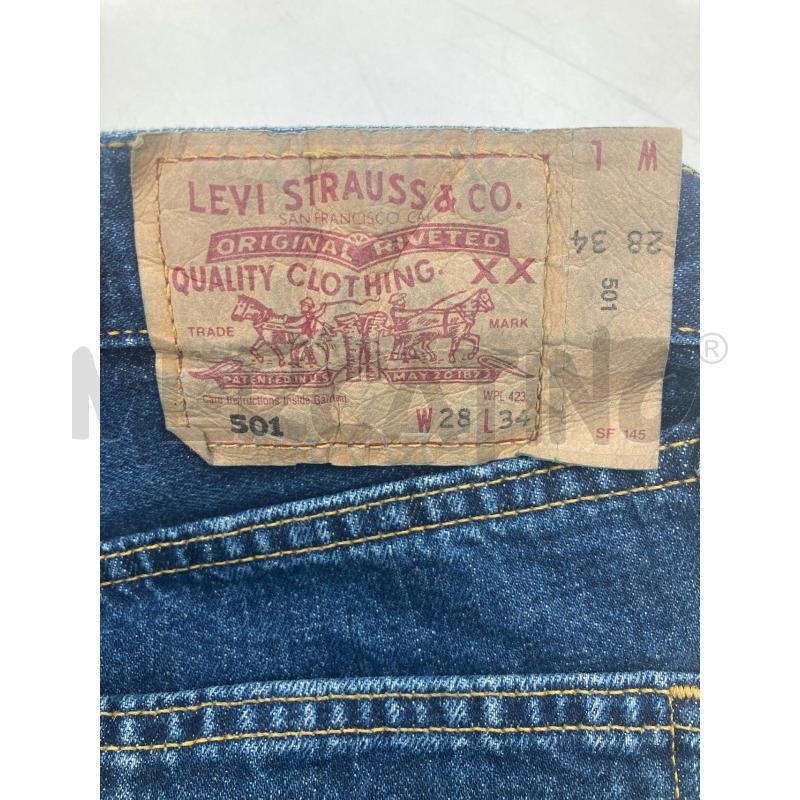 JEANS DONNA LEVIS 501 BLU | Mercatino dell'Usato Gazzada schianno 4