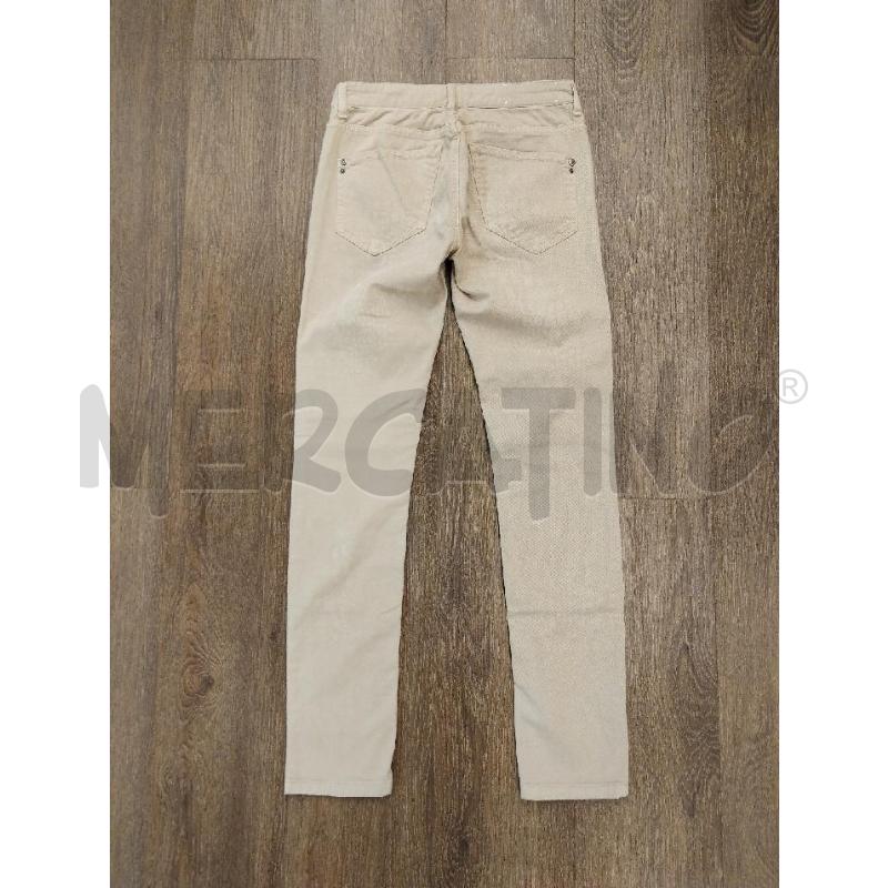JEANS DONNA PATRIZIA PEPE BEIGE PAILETTE | Mercatino dell'Usato Gazzada schianno 2