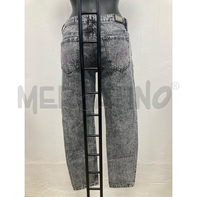 JEANS DONNA PHILIPP PLEIN GRIGIO BOTTONE TIPO BOCCINO ALI  | Mercatino dell'Usato Gazzada schianno 2