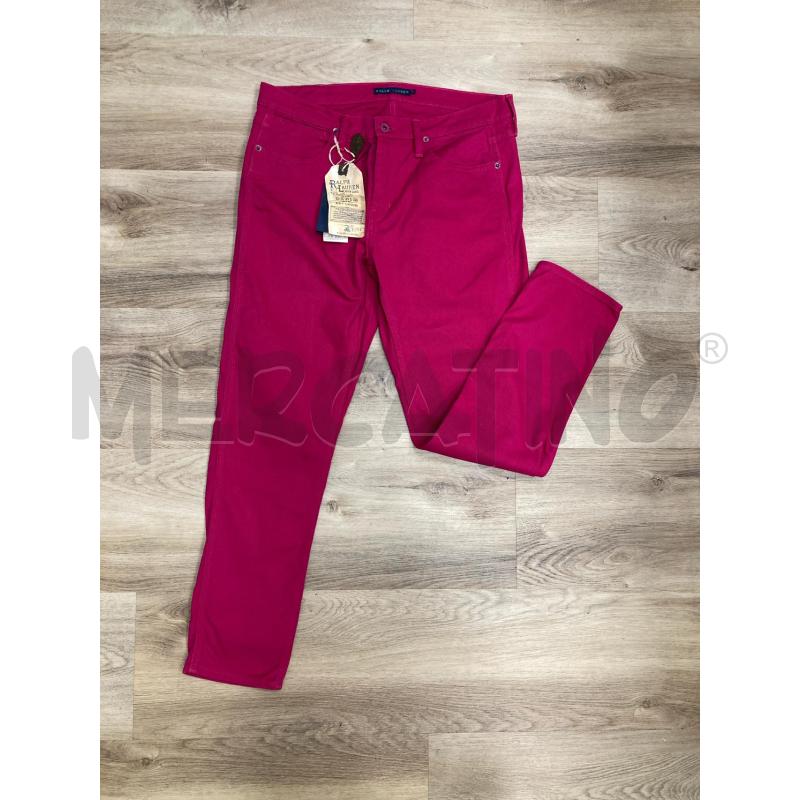 JEANS DONNA RALPHLAUREN FUXIA CARTELLINO | Mercatino dell'Usato Gazzada schianno 1