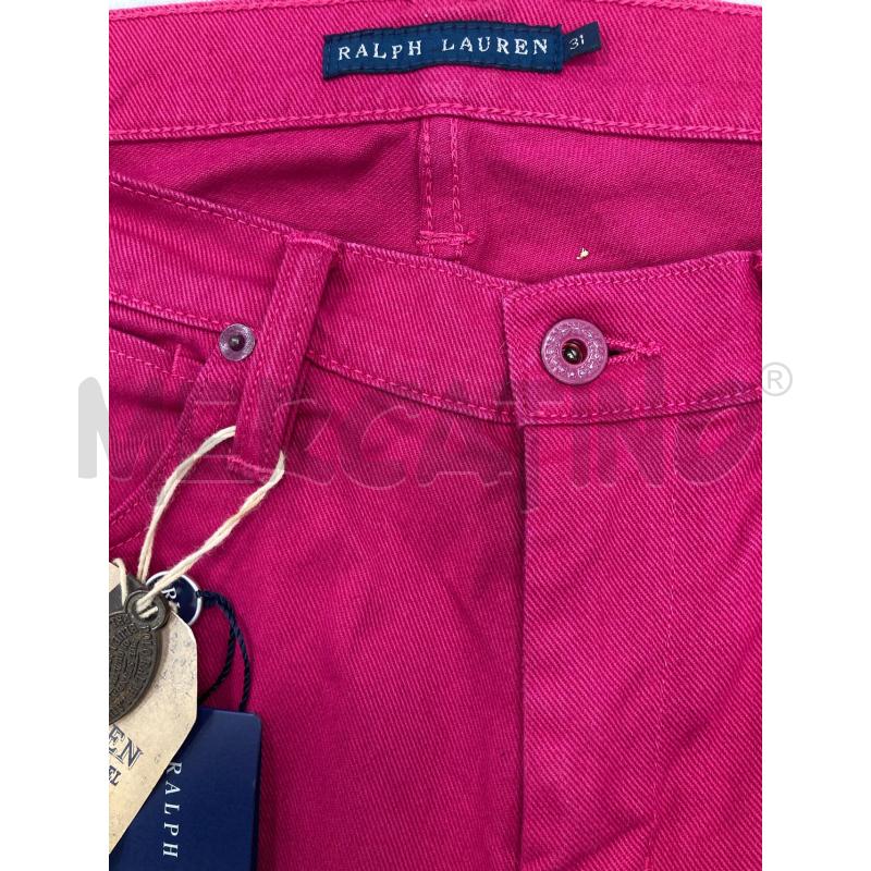 JEANS DONNA RALPHLAUREN FUXIA CARTELLINO | Mercatino dell'Usato Gazzada schianno 3