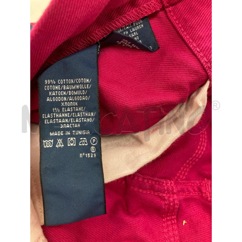 JEANS DONNA RALPHLAUREN FUXIA CARTELLINO | Mercatino dell'Usato Gazzada schianno 4