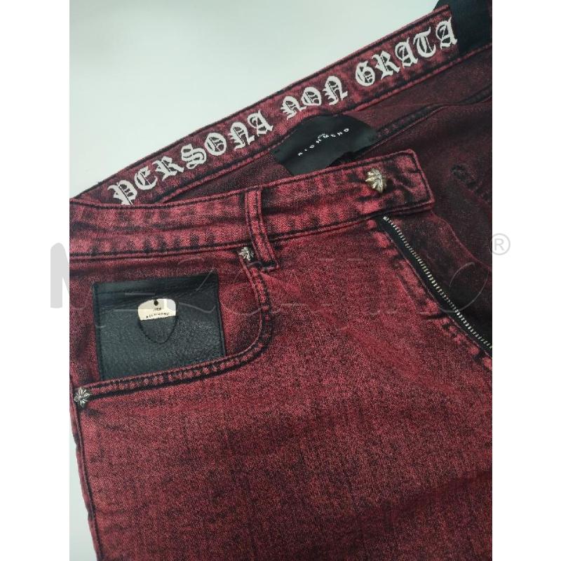 JEANS DONNA RICHMOND ROSSO PLETTRO | Mercatino dell'Usato Gazzada schianno 3