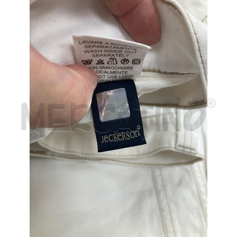 JEANS UOMO JECKERSON BIANCHI | Mercatino dell'Usato Gazzada schianno 5