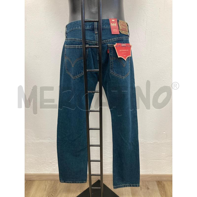 JEANS UOMO LEVIS 505 PLU PETROLIO | Mercatino dell'Usato Gazzada schianno 2