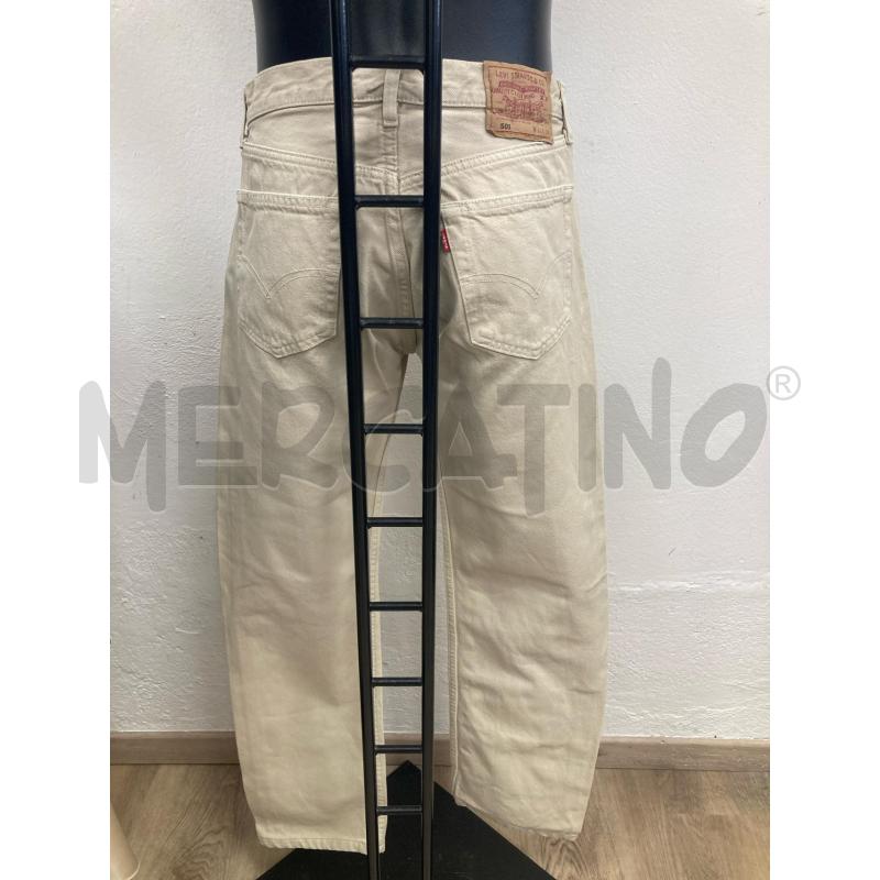 JEANS UOMO LEVIS BEIGE 501 | Mercatino dell'Usato Gazzada schianno 2