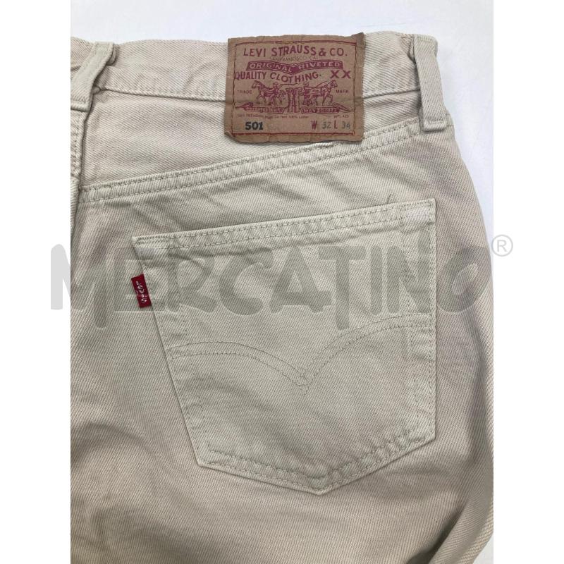 JEANS UOMO LEVIS BEIGE 501 | Mercatino dell'Usato Gazzada schianno 4