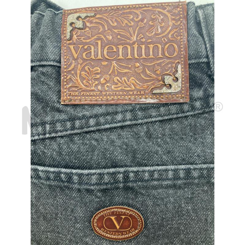 JEANS UOMO VALENTINO GRIGIO NERO ELASTICO VITA | Mercatino dell'Usato Gazzada schianno 4