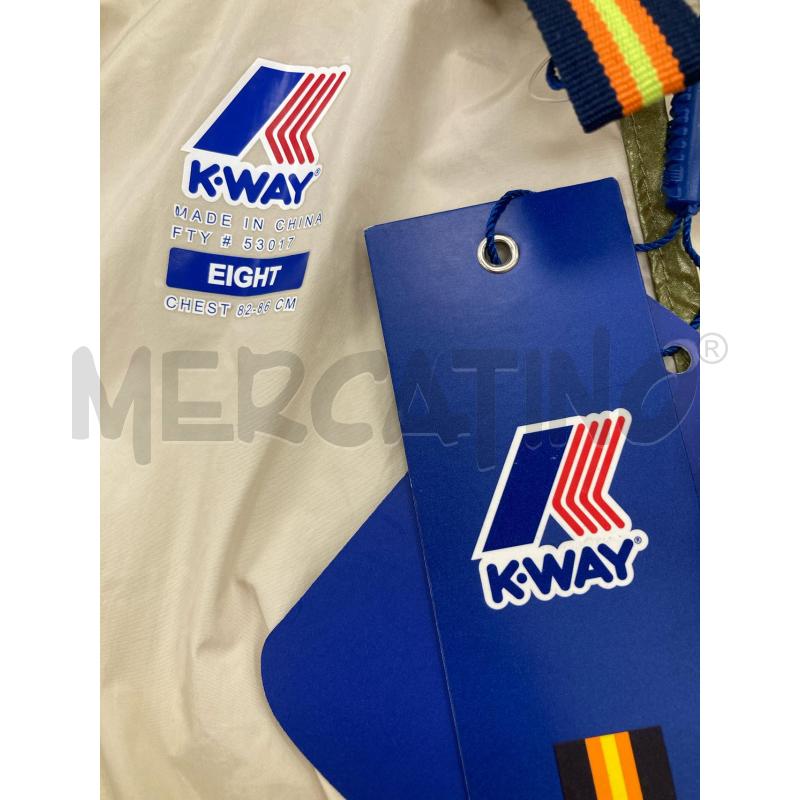 KWAY  UOMO KWAY BEIGE CARTELLINO | Mercatino dell'Usato Gazzada schianno 3