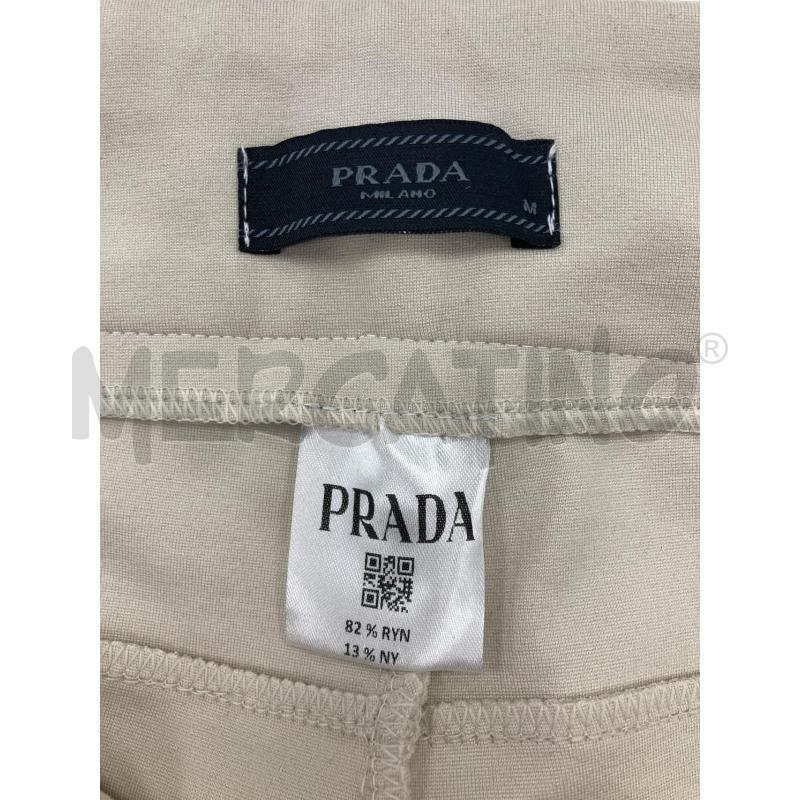 LEGGINGS DONNA PRADA BEIGE LOGATI | Mercatino dell'Usato Gazzada schianno 3