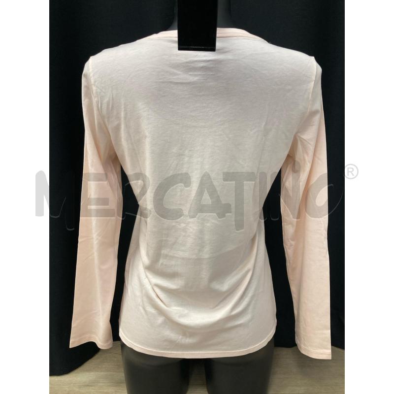 MAGLIA DONNA ARMANI ROSA MANICA LUNGA | Mercatino dell'Usato Gazzada schianno 2