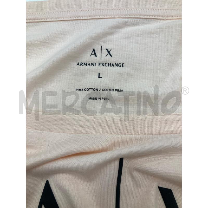 MAGLIA DONNA ARMANI ROSA MANICA LUNGA | Mercatino dell'Usato Gazzada schianno 3