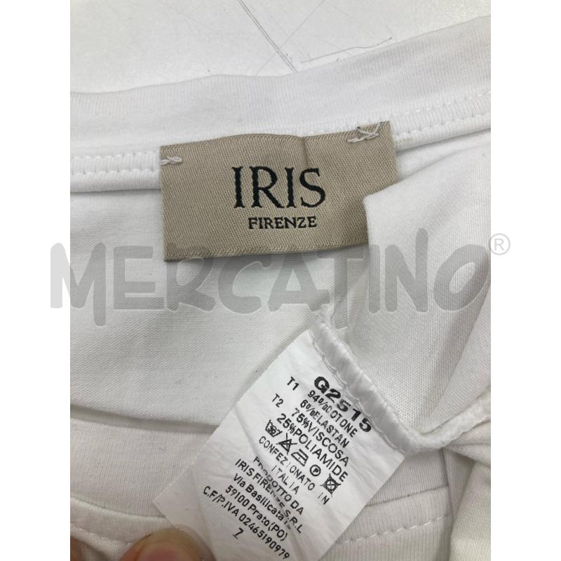 MAGLIA DONNA IRIS BIANCA MANICA VOULANT ROSA | Mercatino dell'Usato Gazzada schianno 3