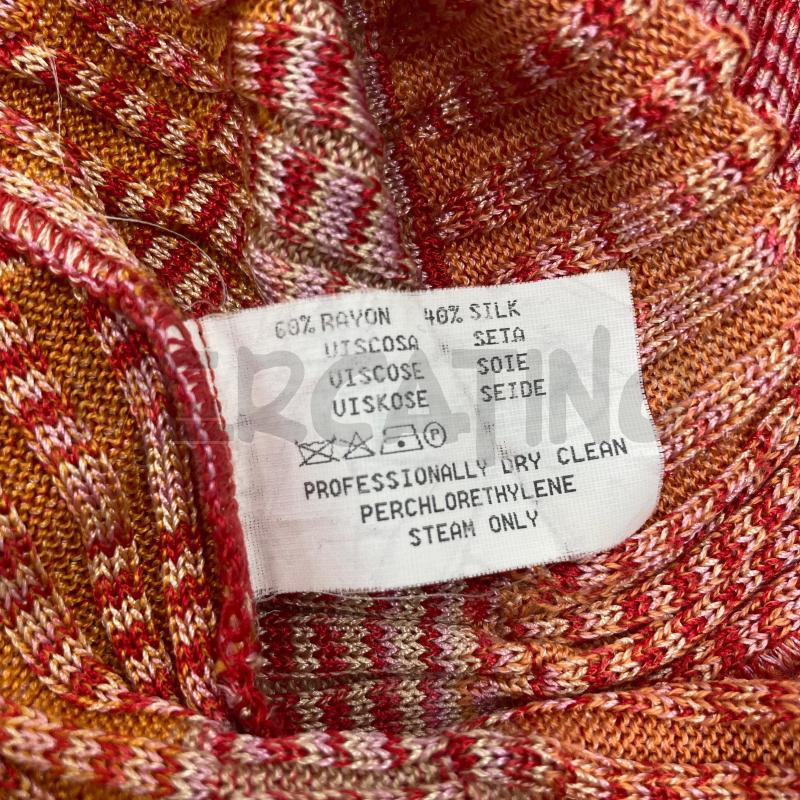 MAGLIA DONNA MISSONI ARANCIO ROSSO  | Mercatino dell'Usato Gazzada schianno 4