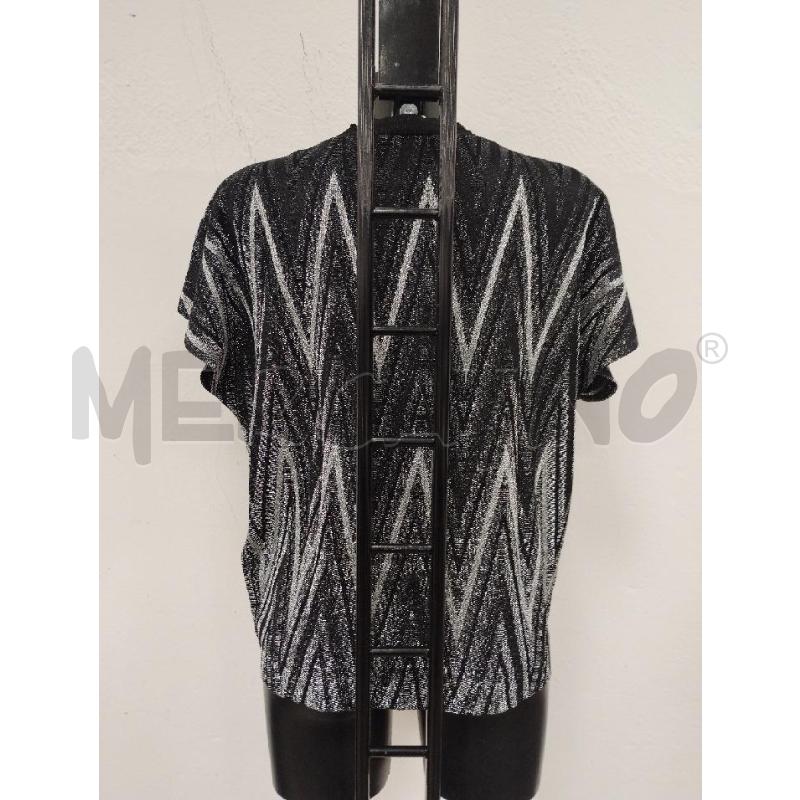 MAGLIA DONNA MISSONI LAME NERO BIANCO | Mercatino dell'Usato Gazzada schianno 2